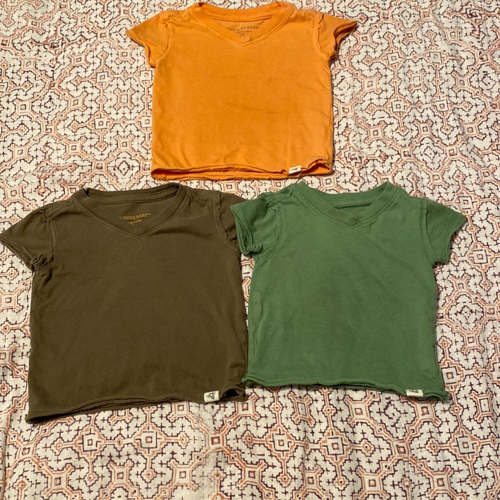 Burt’s Bees v-neck tee bundle